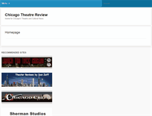 Tablet Screenshot of chicagotheatrereview.com